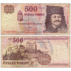 (196b) Hungria. 2008. 500 Forint (BC+)