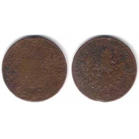 Sociedad Cooperativa Antigua Independiente. 1887. 10 Céntimos (RC)