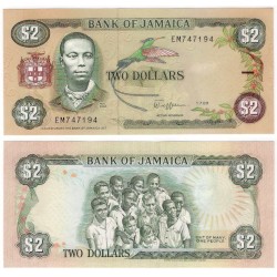 (69c) Jamaica. 1989. 2 Dollars (SC-)