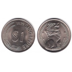 (6) Singapur. 1975. 1 Dollar (SC)