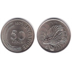 (5) Singapur. 1975. 50 Cents (SC)