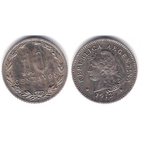 (35) Argentina. 1912. 10 Centavos (EBC)