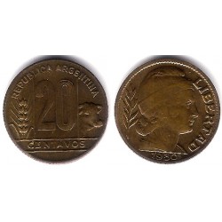 (42) Argentina. 1950. 20 Centavos (MBC)