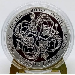 Irlanda. 2007. 10 Euro (Proof) (Plata) Cultura Céltica