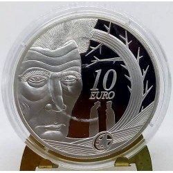 Irlanda. 2006. 10 Euro (Proof) (Plata) Samuel Beckett