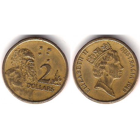 (101) Australia. 1989. 2 Dollars (MBC-)