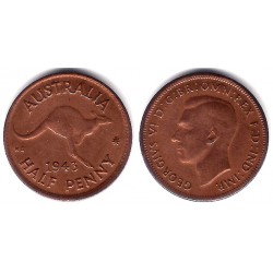 (41) Australia. 1943. Half Penny (MBC)