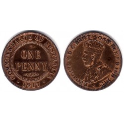 (23) Australia. 1917. 1 Penny (BC+)