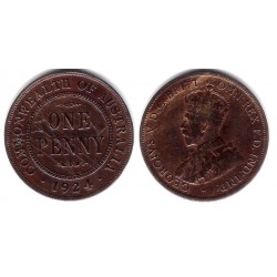 (23) Australia. 1924. 1 Penny (BC+)
