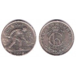 (35) Luxemburgo. 1924. 1 Franc (BC+)