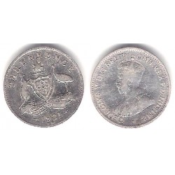 (24) Australia. 1921. 3 Pence (MBC-) (Plata)