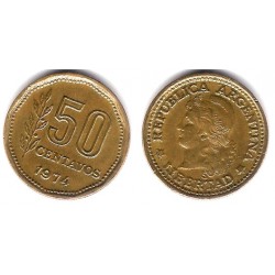 (68) Argentina. 1974. 50 Centavos (MBC)