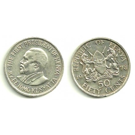 Kenia. 1978. 50 Cents (EBC)