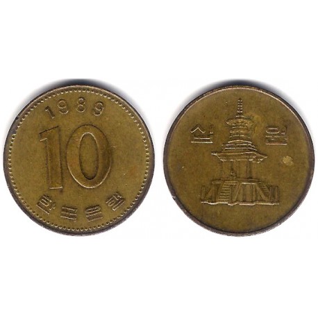 (33.1) Corea del Sur. 1989. 10 Won (MBC)