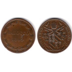 (1339.1) Ciudad del Vaticano. 1869. Baiocco (MBC)