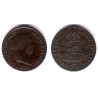 Isabel II. 1855. 10 Céntimos de Real (MBC) Ceca de Segovia