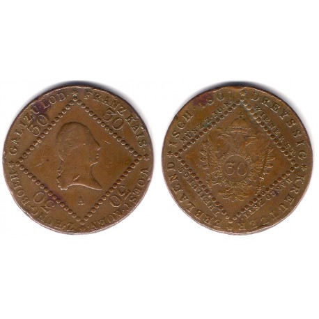 (2149) Austria. 1807A. 30 Kreuzer (MBC)