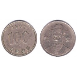 (35.2) Corea del Sur. 1992. 100 Won (MBC-)