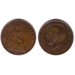 (838) Gran Bretaña. 1935. 1 Penny (MBC)