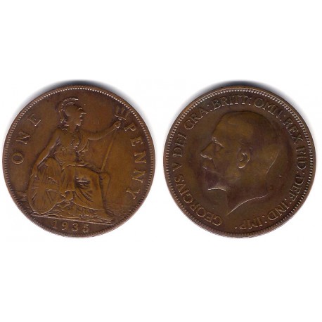 (838) Gran Bretaña. 1935. 1 Penny (MBC)