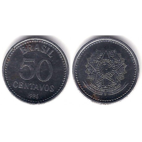 (604) Brasil. 1986. 50 Centavos (MBC)