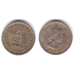 (1) Malaya & Borneo. 1953. 5 Cents (MBC)