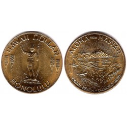 Medalla Hawaii Dollar. Honolulu (SC)