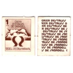 Caixa d'Estalvis de Sabadell. 1 Peseta (EBC)