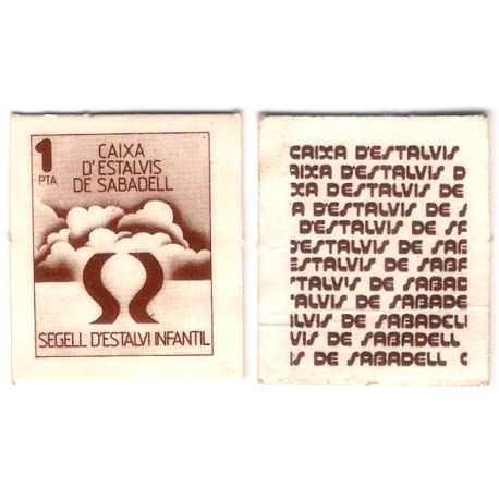 Caixa d'Estalvis de Sabadell. 1 Peseta (EBC)