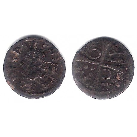 Felipe IV. Sin Fecha. Dinero (BC) Ceca de Barcelona