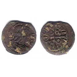 Luis XIV (Principado Catalán). 164X. Dinero (BC/BC-) Ceca de Barcelona