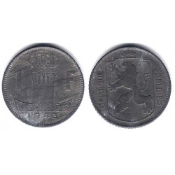 (127) Bélgica. 1943. 1 Franc (BC+)