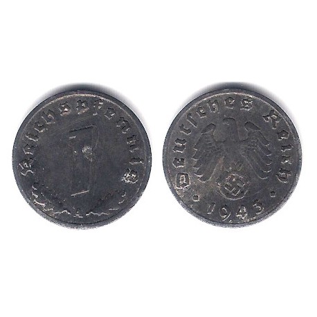 (97) Alemania (III Reich). 1943(A). 1 Pfennig (EBC)