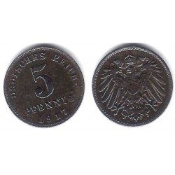 (19) Imperio Alemán. 1917(A). 5 Pfennig (EBC)