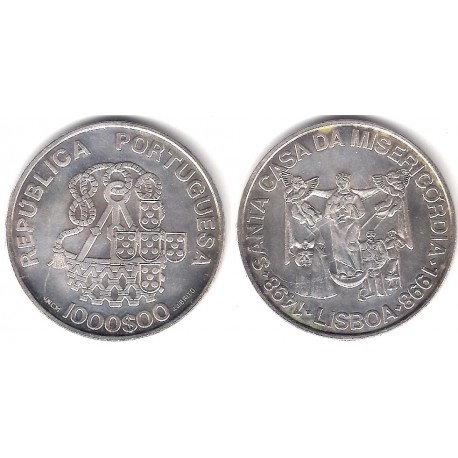 (708) Portugal. 1998. 1000 Escudos (EBC+) (Plata)