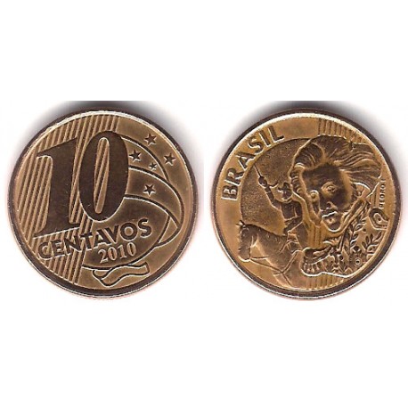 (649.2) Brasil. 2010. 10 Centavos (MBC)