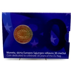 Lituania. 2015. 2 Euro (SC) Bandera Europea