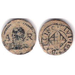 Felipe IV. 1654. Ardite (BC/BC-) Ceca de Barcelona AR