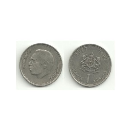 (Y88) Marruecos. 1987. 1 Dirham (MBC)