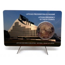 Letonia. 2015. 2 Euro (SC) Presidencia EU