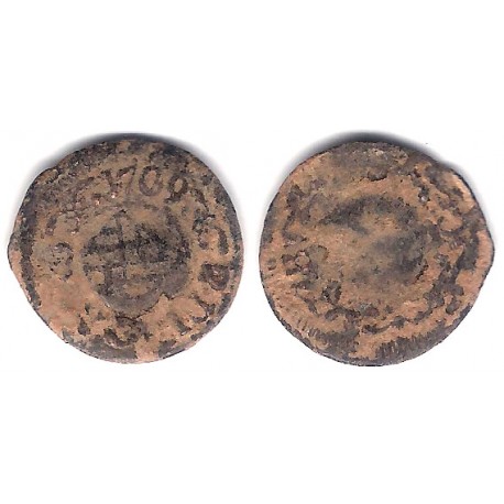 Carlos III (Arch. Austria). 1709. Ardite (BC/BC-) Ceca de Barcelona