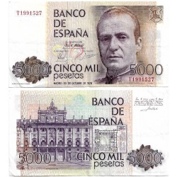 España. 1979. 5000 Pesetas (EBC/EBC-) Serie T