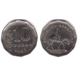 (60) Argentina. 1967. 10 Pesos (MBC)