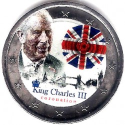 Europa. Sin Fecha. 2 Euro (SC) Charles III Coronation
