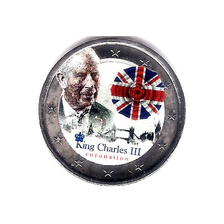 Europa. Sin Fecha. 2 Euro (SC) Charles III Coronation