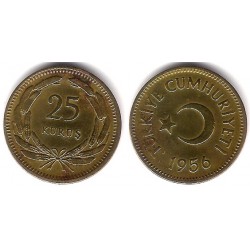 (886) Turquía. 1956. 25 Kurus (MBC)