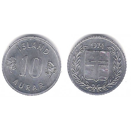 (10a) Islandia. 1974. 10 Aurar (SC)