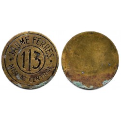 Jaume Ferres. Mercat Central. Ficha (BC)