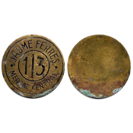 Jaume Ferres. Mercat Central. Ficha (BC)