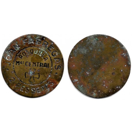 Joan Fabregas. Rosquilla. Mercat Central. 2 Pesetas (BC)